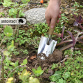 Promotion Blütenboden Pflanzung graben Gartentransplantationswerkzeug Edelstahl Kopfholzgriff Gartenkelle